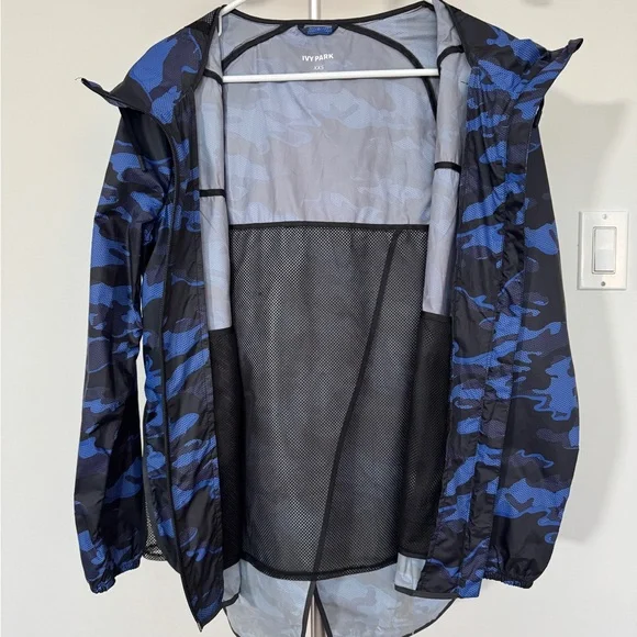 IVY PARK Blue and Black Patterned Jacket - Picture 8 of 8